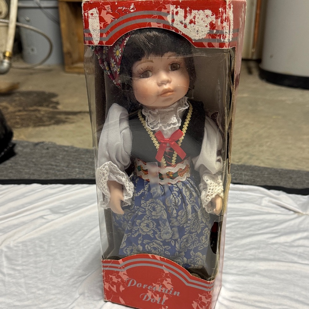 Vintage Porcelain Doll